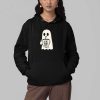 Halloween Is He Dead Yet Ghost Print Casual Shirt 4