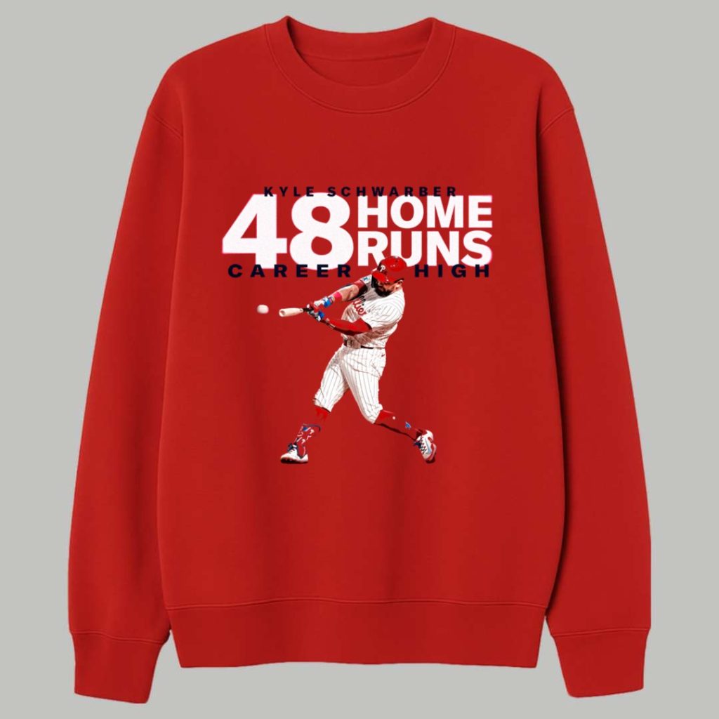 Kyle Schwarber 48 Home Runs Shirt 3 Kyle Schwarber 48 Home Runs Shirt 3