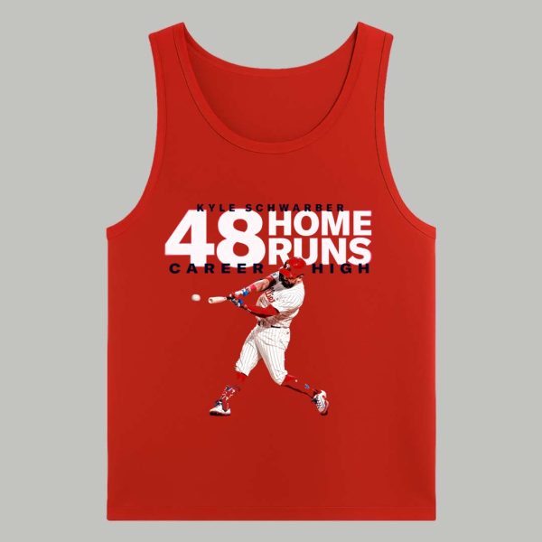 Kyle Schwarber 48 Home Runs Shirt 4