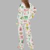 Lovely Nutcracker Christmas Silky Satin Pajama Set 4