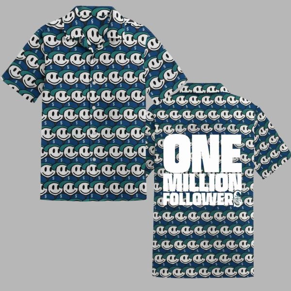 Mariners One Million Followers Hawaiian Shirt 2