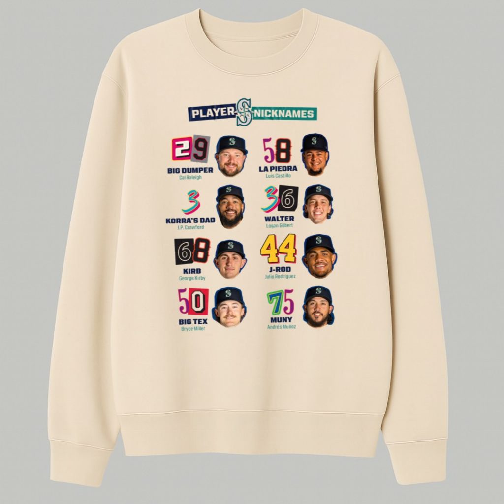 Mariners Players Nicknames Shirt 2