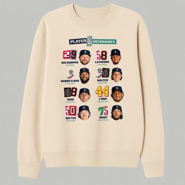 Mariners Players Nicknames Shirt 2