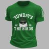 Mens Sundays Are For The Birds Football Shirt 3