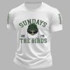 Mens Sundays Are For The Birds Football Shirt 4