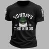 Mens Sundays Are For The Birds Football Shirt 5