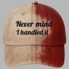 Never Mind I Handled It Bloody Halloween Hat 2