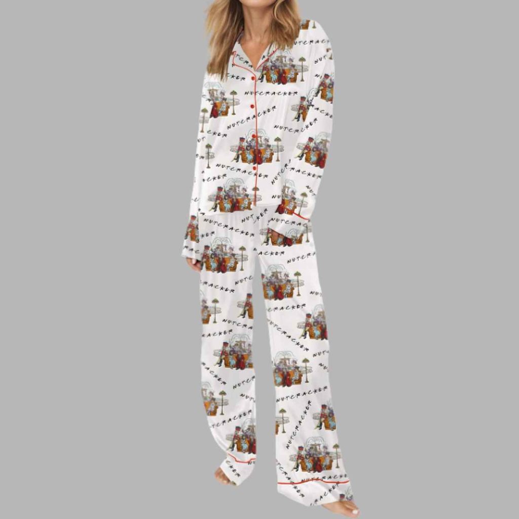 Nutcracker Friends Silky Satin Pajama Set 3 Nutcracker Friends Silky Satin Pajama Set 3