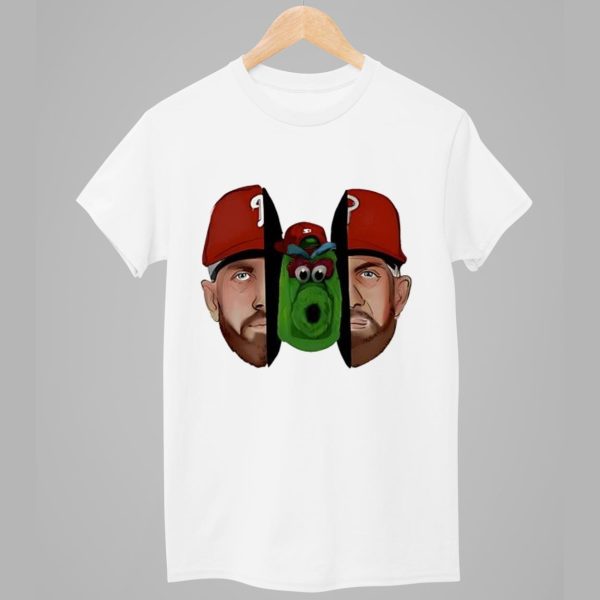 Philly Kyle Schwarber And Phillie Phanatic Shirt 1