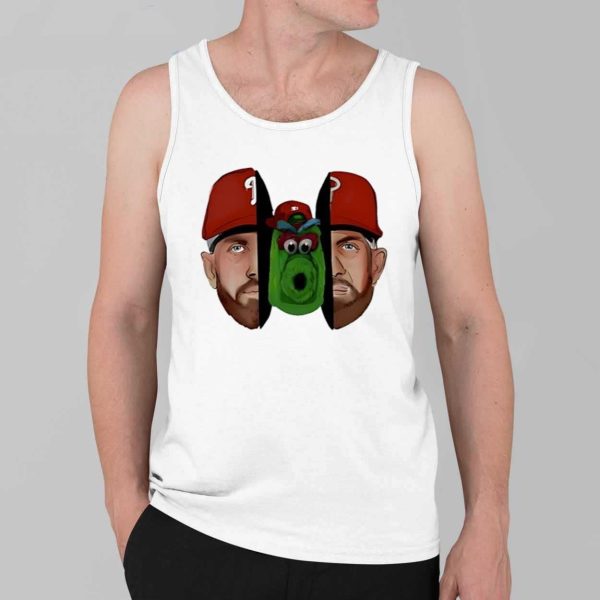 Philly Kyle Schwarber And Phillie Phanatic Shirt 4