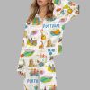 Portugal Vacation Silky Satin Pajama Set 1
