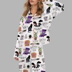 Practical Magic Witches Silky Satin Pajama Set