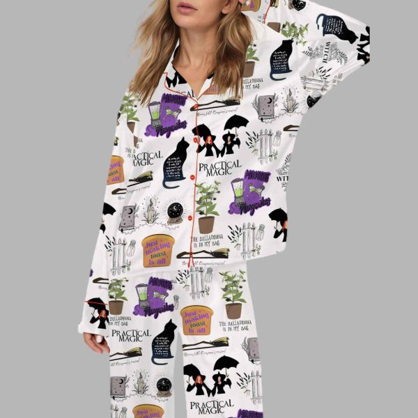 Practical Magic Witches Silky Satin Pajama Set 2