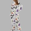 Practical Magic Witches Silky Satin Pajama Set 4