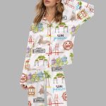 San Francisco Silky Satin Pajama Set