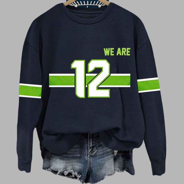 Seahawks We Are 12 Football Shirt 2