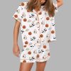 Spirit Halloween Pumpkin Boo Pajama Set 2
