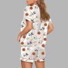 Spirit Halloween Pumpkin Boo Pajama Set 4