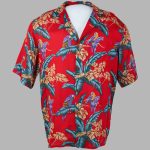 Tom Selleck Parrot And Tropical Foliage Hawaiian Shirt