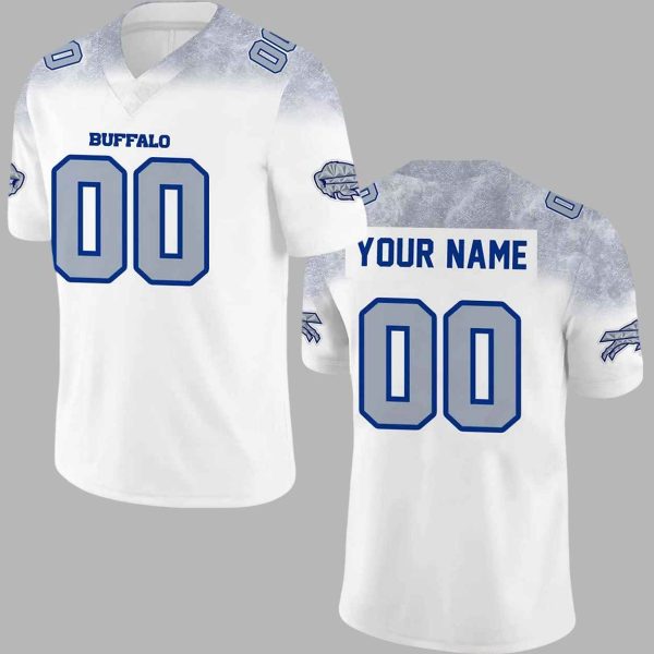 2025 Bills Rivalries Custom Name Football Jersey 3
