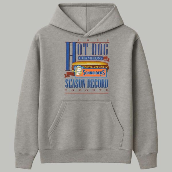 2025 Blue Jays Loonie Dog Hot Dog Champs Shirt 2