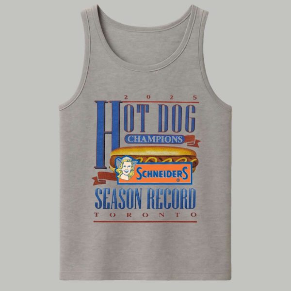 2025 Blue Jays Loonie Dog Hot Dog Champs Shirt 4