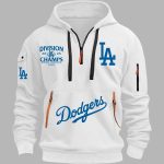 2025 Dodger Division Champs Quarter Zip Hoodie