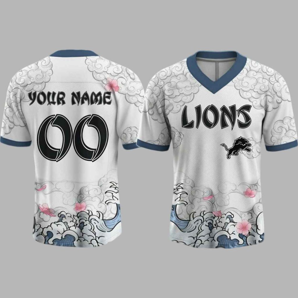 2025 Lions Warrior Waves Japan Edo Spirit Jersey 2