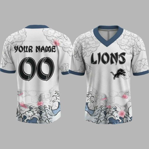 2025 Lions Warrior Waves Japan Edo Spirit Jersey 2
