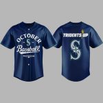 2025 Mariners Postseason Tridents Up Baseball Jersey