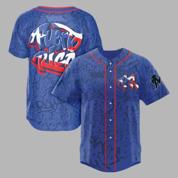 2025 Marlins Puerto Rican Heritage Celebration Jersey Giveaway 1