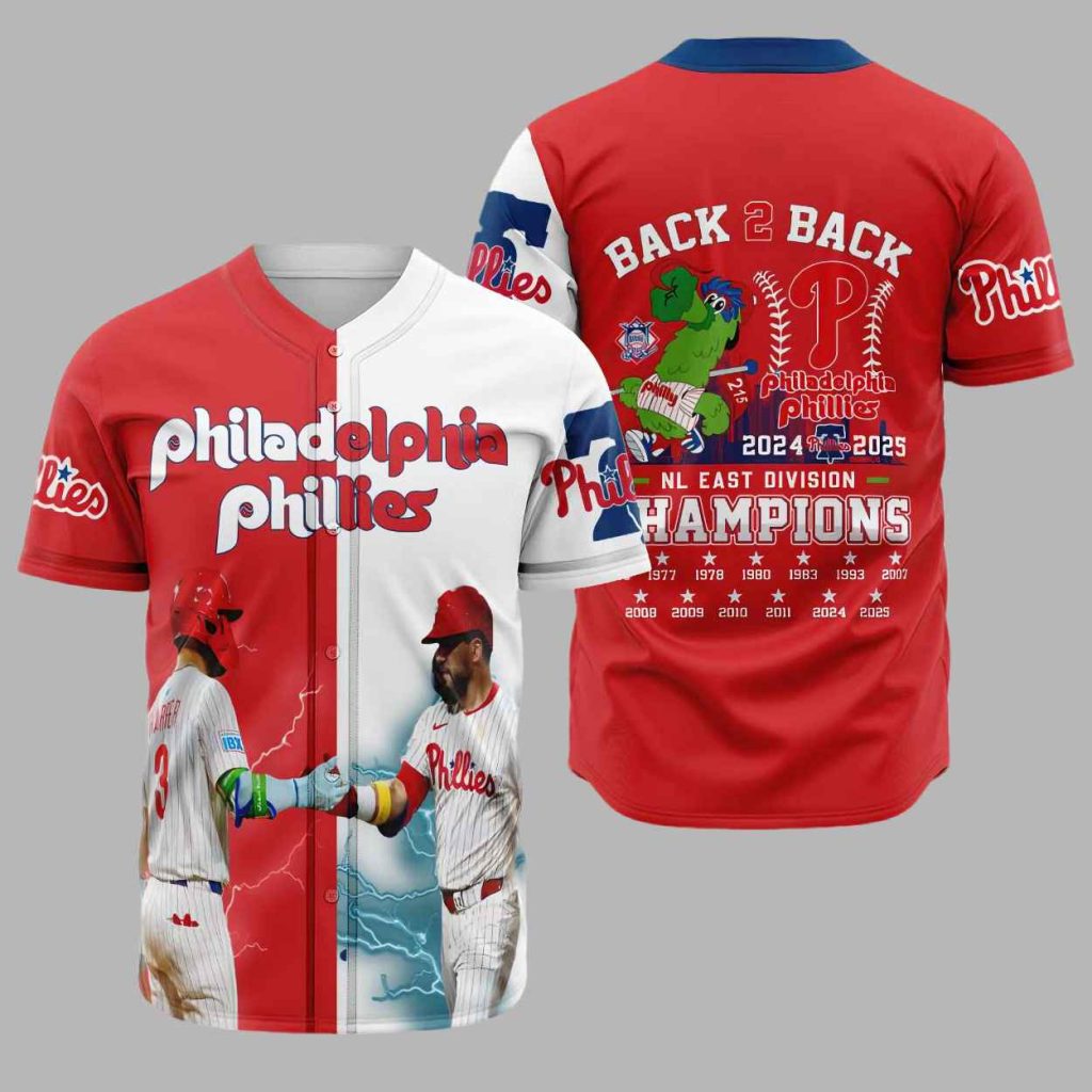 2025 Phillies B2B Champs Baseball Jersey 3 2025 Phillies B2B Champs Baseball Jersey 3