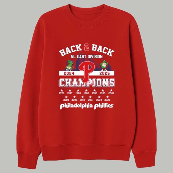 2025 Phillies B2B Division Champs Shirt 3