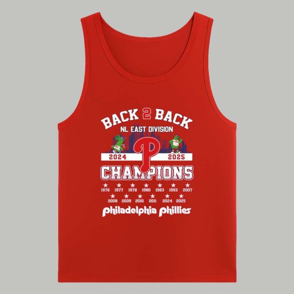 2025 Phillies B2B Division Champs Shirt 4