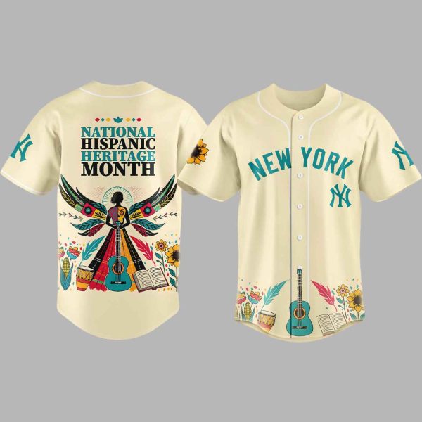 2025 Yankees Hispanic Heritage Month Jersey 3