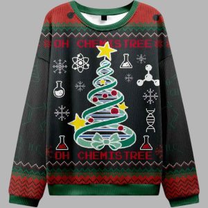 DNA Tree Ugly Christmas Sweater 2