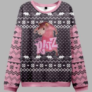 Pink Ratz Y2K Christmas Knit Ugly Christmas Sweater 2
