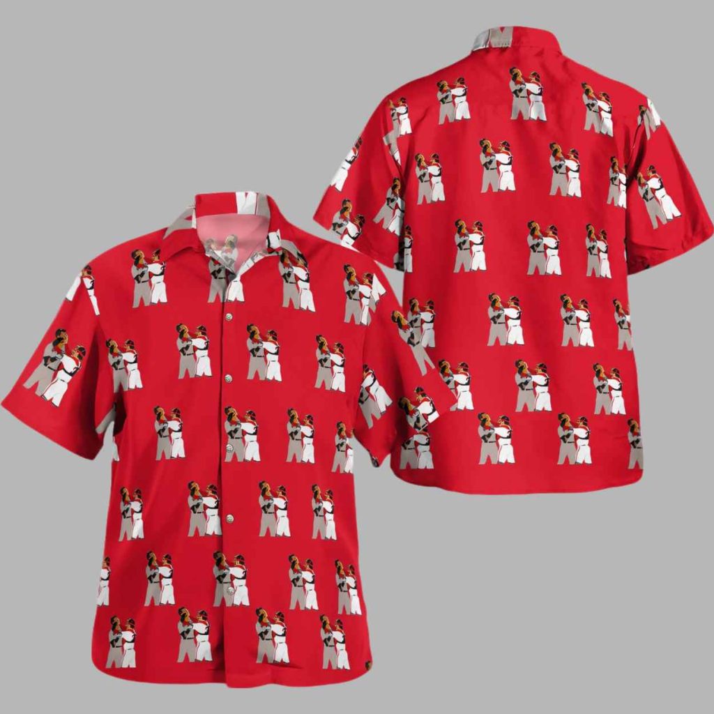 Alex Rodriguez and Jason Varitek Spark Brawl Hawaiian Shirt 3