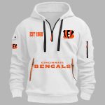 Bengals EST 1968 Quarter Zip Hoodie