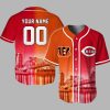 Bengals x Reds 3D Baseball Jersey 1