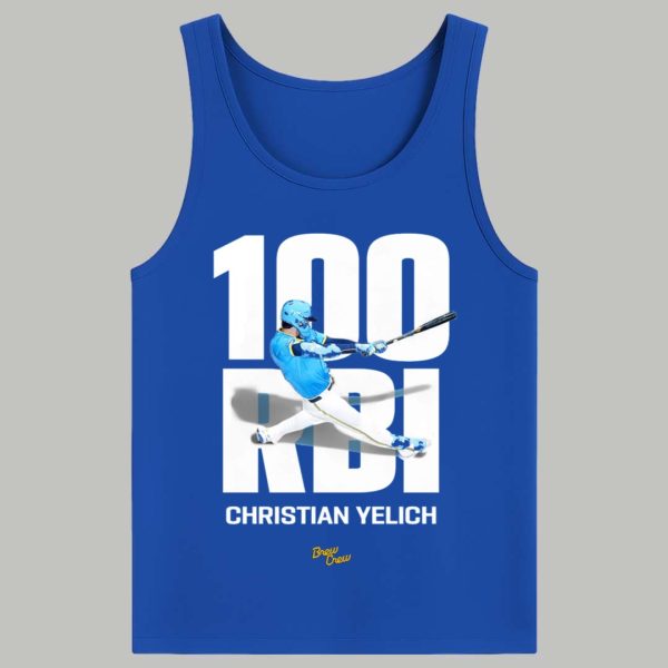 Brewers Christian Yelich 100 RBI Shirt 4