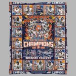 Broncos Forever Champions 2025 2026 Blanket