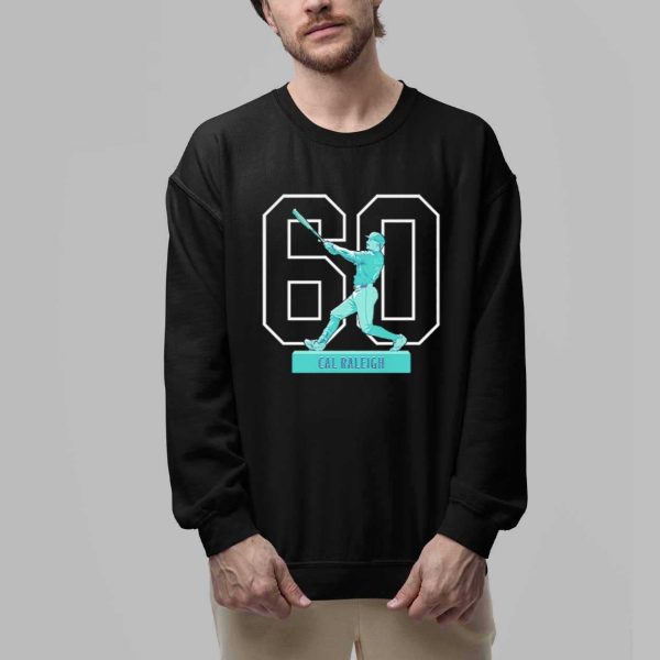 Cal Raleigh Historic 60 Home Run Season Shirt 2