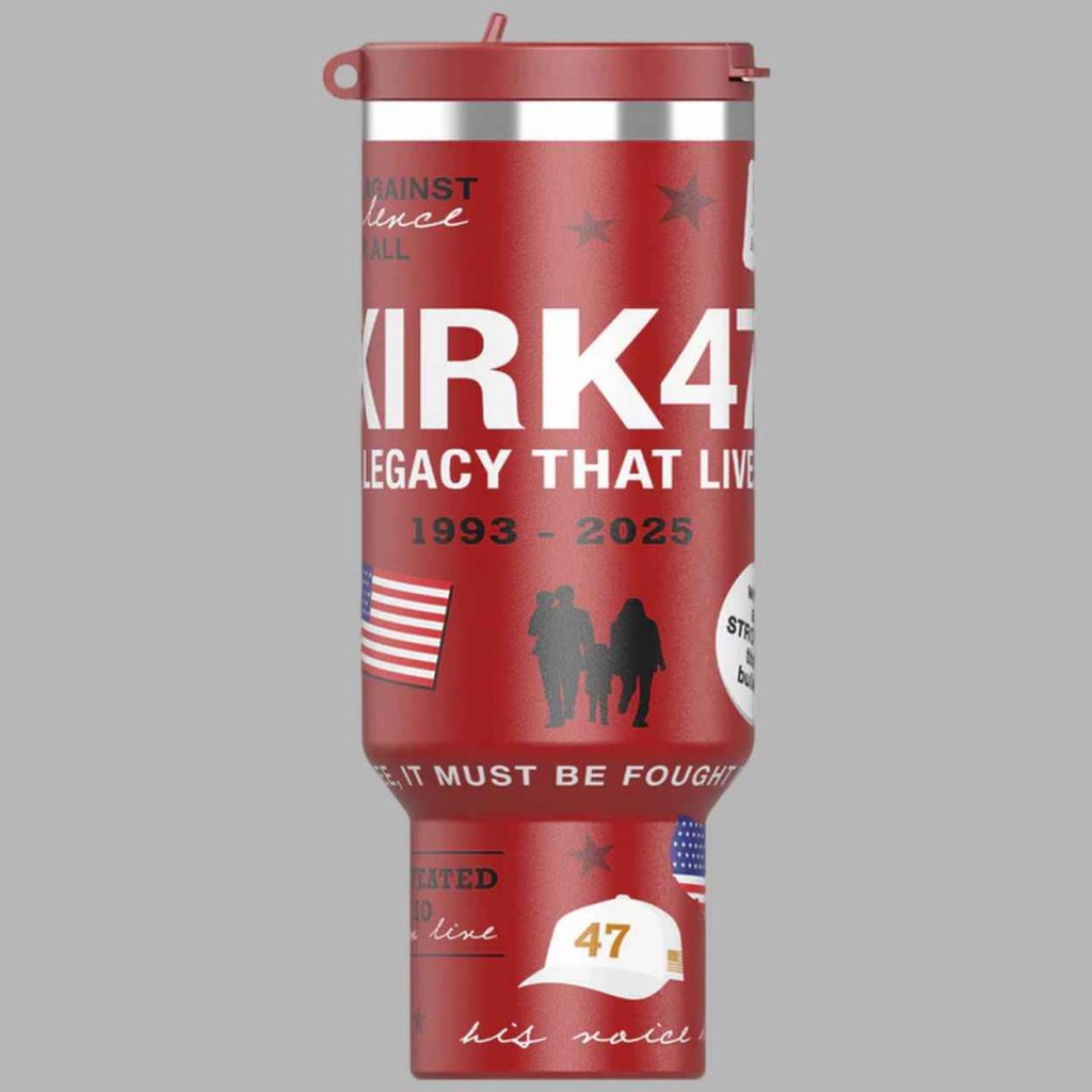 Charlie Kirk KIRK47 Tumbler 3