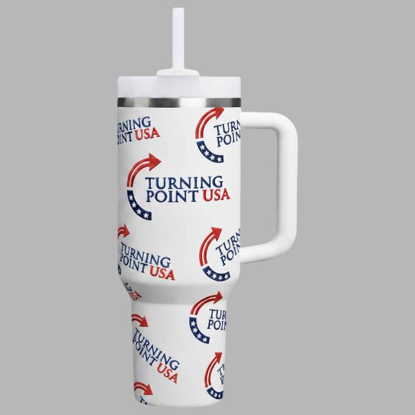 Charlie Kirk Turning Point USA Tumbler 1