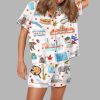 Chicago City Silky Satin Pajama Set 4 Chicago City Silky Satin Pajama Set 1