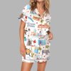Chicago City Silky Satin Pajama Set 5 Chicago City Silky Satin Pajama Set 4