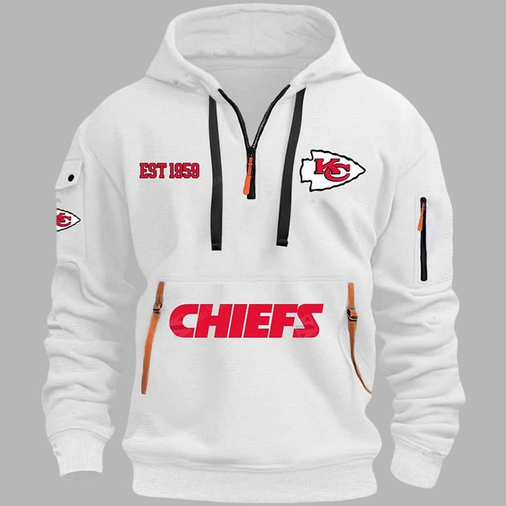 Chiefs EST 1959 Quarter Zip Hoodie 3