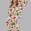 Christmas Vibes Silky Satin Pajama Set 2