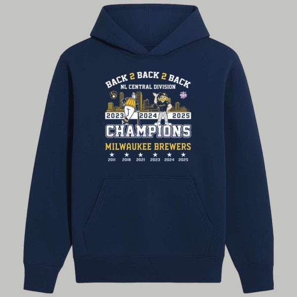 Congrats Brewers B2B2B Division Champs Shirt 2